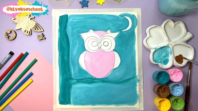 Сова рисунок смотреть онлайн