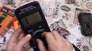 Мультиметр ТЕК DT 9205A . Обзор .