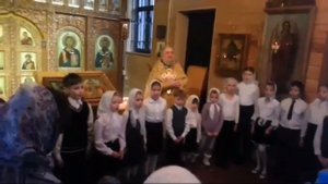 Поздравление с днем Ангела от воспитанников Воскресной школы