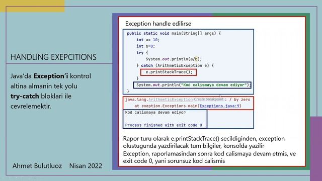 Java 12 - 30 Dakikada Exceptions смотреть онлайн
