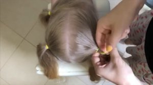 Быстрая Прическа За 5 Минут / Два хвоста с косами / Прически на длинные волосы для девочек в садик
