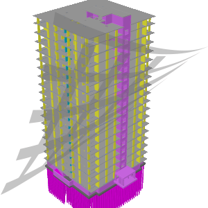 [Наши проекты] 005 Мы проектировали многоэтажный дом "свечку" из монолитного железобетона