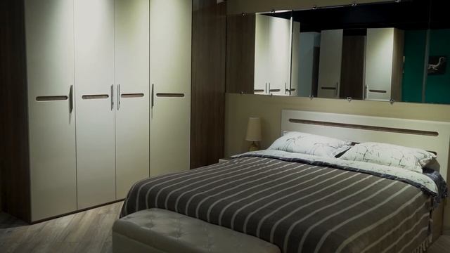 Спальный комплект "Фьюжн Бежевый" смотреть онлайн