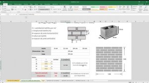 ¿CUÁNTOS LADRILLOS DE CONCRETO ENTRAN EN 1M2 DE MURO? - PLANTILLA Nº 17