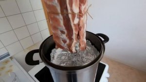 Свиные рёбрышки горячего копчения в коптильне Hanhi.