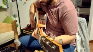 Taylor 210ce acoustic guitar (rec with Marantz MPM 1000 cardioid microphone)