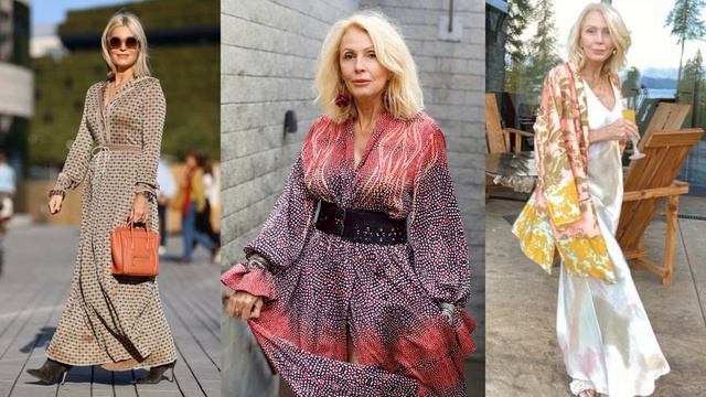 ?БЕЗУПРЕЧНЫЕ И ПРАКТИЧНЫЕ ПЛАТЬЯ ДЛЯ ЖЕНЩИН 50+?МОДНЫЕ ФАСОНЫ ЛЕТНИХ ПЛАТЬЕВ