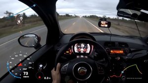 Teste 0 - 100 Fiat 500 Abarth 1.4 Multiair Turbo 2015