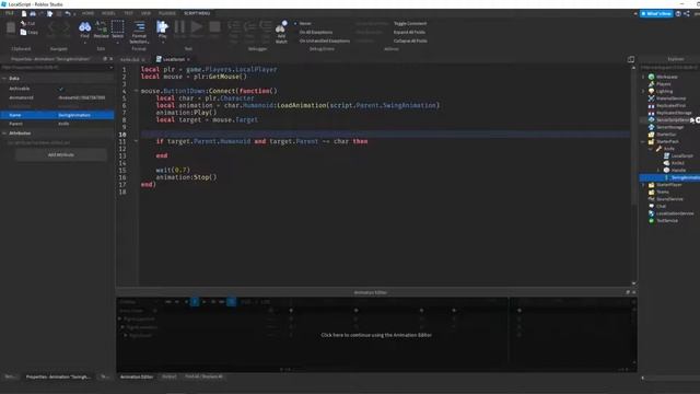 How to script a MELEE in Roblox Studio 2022 смотреть онлайн