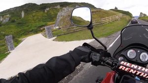 BMW F650 Funduro Coastal Ride / GPR Exhaust RAW Sound