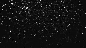 Снег на чёрном фоне