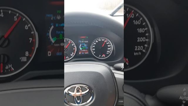 Toyota Rav 4 5g 2021 2.0, 4wd, cvt. acceleration 130-190 km/h (разгон рав 4 2021 70-170 км/ч).