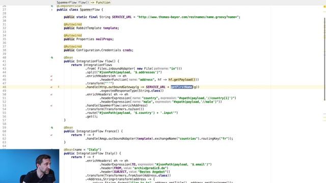 Spring Integration - Java 8 DSL #8 смотреть онлайн