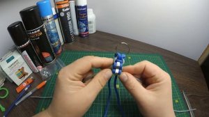 Брелок з паракорду з гайками. Класний брелок за 12 хв.