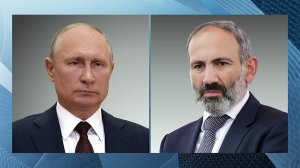 Владимир Путин провел телефонный разговор с премьер-министром Армении Николом Пашиняном