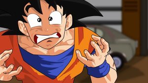 GRANNY THE HORROR GAME ANIMATION #17 : GOKU Vs Scary Granny, Grandpa