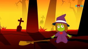 Five little Monsters  Scary Rhymes  Halloween Song