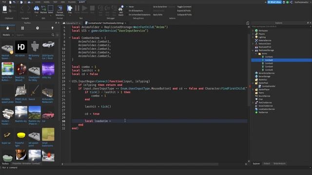 [UPDATED] Roblox Studio | How to Create an ADVANCED Combat System with Air Combos! Part 1 смотреть онлайн