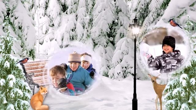 Зимняя сказка - коллекция шаблонов смотреть онлайн