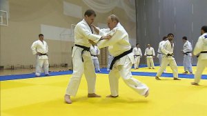 В Сочи Владимир Путин вышел на татами вместе с лучшими дзюдоистами страны