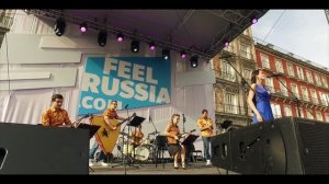 Карина Чепурнова на Пласа-Майор в Мадриде. FEELRUSSIA 2016