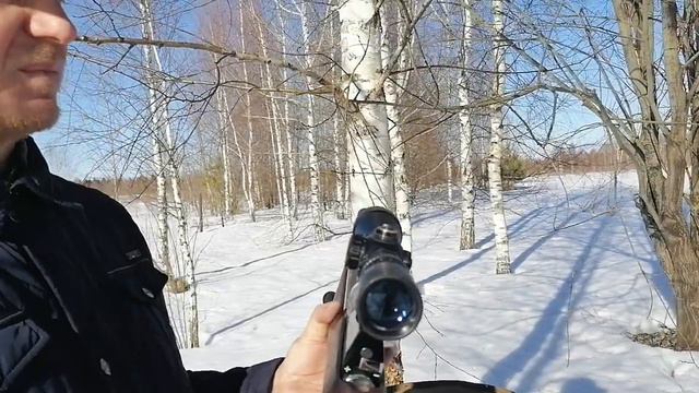 Kuzey k60 5.5, пули Люман 1.5 г. 55 метров. смотреть онлайн