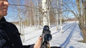 Kuzey k60 5.5, пули Люман 1.5 г. 55 метров.