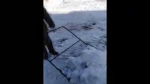 Скребок для уборки снега своими руками