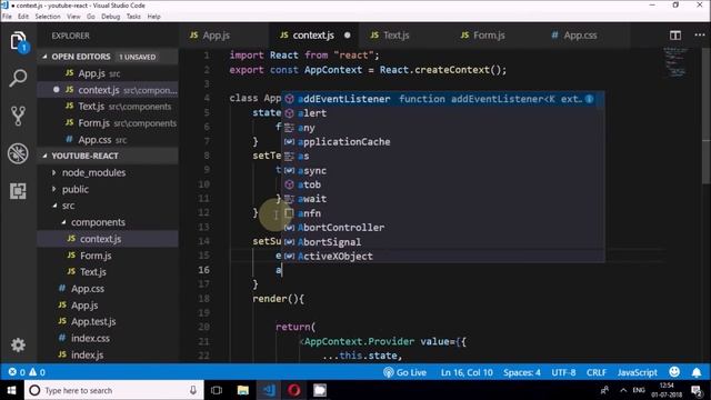 Context API React смотреть онлайн