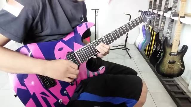 @aupveyzsustainer Guitar custom High quality 7 string check Sound смотреть онлайн