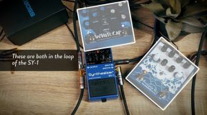 Boss SY-1 Guitar Synthesizer Demo