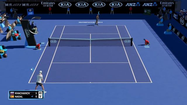 AO TENNIS 2 - #1 ТЕННИС МИРОВОГО УРОВНЯ ( КАРЕН ХАЧАНОВ vs РАФАЭЛЬ НАДАЛЬ) #AOTennis #Теннис