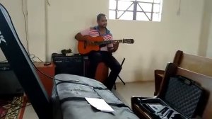 Joelson Matias tocando O senhor eo meu Pastor