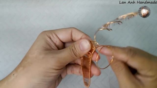 3D rose from copper wire - Flower jewelry - Fast version 358 смотреть онлайн