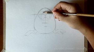 Как нарисовать НЕРПУ карандашом поэтапно. Часть 1