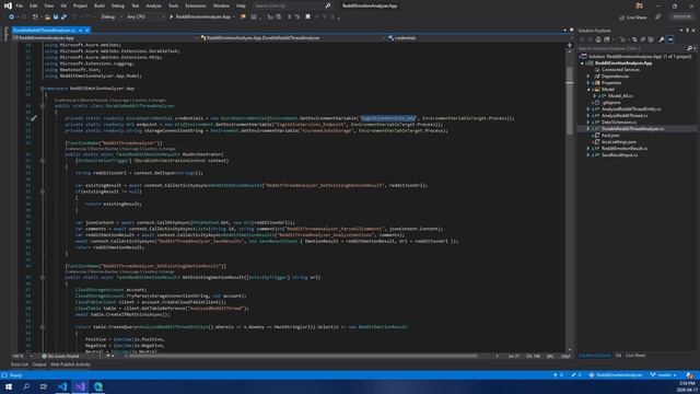 Serverless Reddit Comment Thread Emotion Analyzer Sample смотреть онлайн