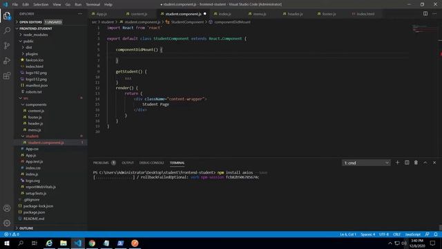 EP14. react & admintle3 get data api (CRUD) | Full Stack Web Development Tutorial Step By Step смотреть онлайн