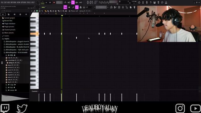 How 16TEEN Actually Makes BEATS FOR DOM CORLEO l Fl Studio 20 Tutorial