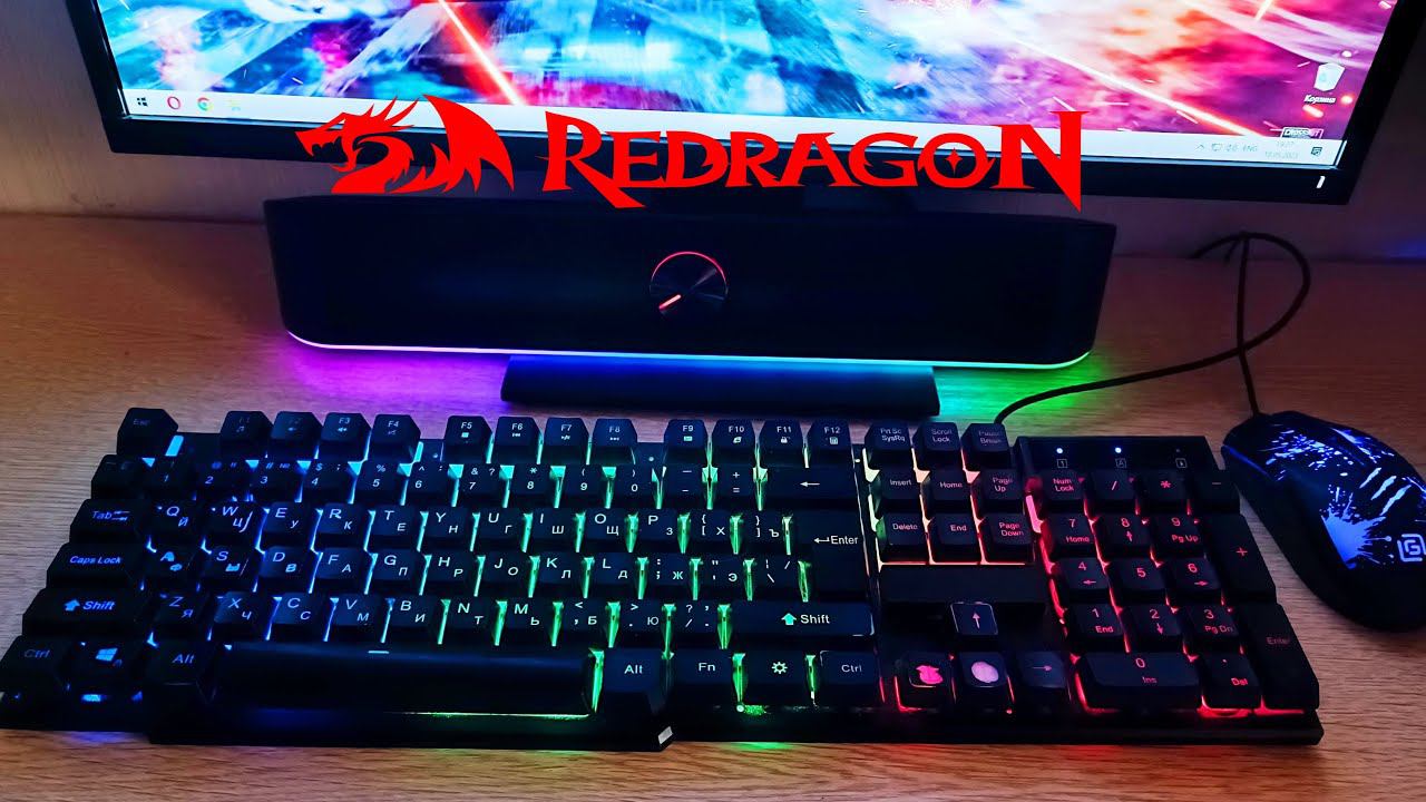Саундбар Redragon Adiemus RGB стильное и компактное решение акустики для ПК