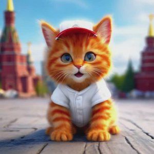 Котик путешествует по странам мира 5 - Россия.