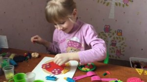 Готовим пиццу тесто-пластилин набор для лепки Genio kids, play doh