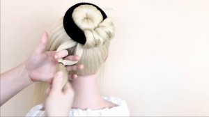 Простые и Красивые Прически с бубликом на длинные волосы. Прически 2021. Wedding Bun