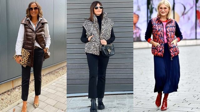 СТЕГАНЫЕ ЖИЛЕТЫ ВЕСНА 2023 ДЛЯ ЖЕНЩИН 50+ смотреть онлайн