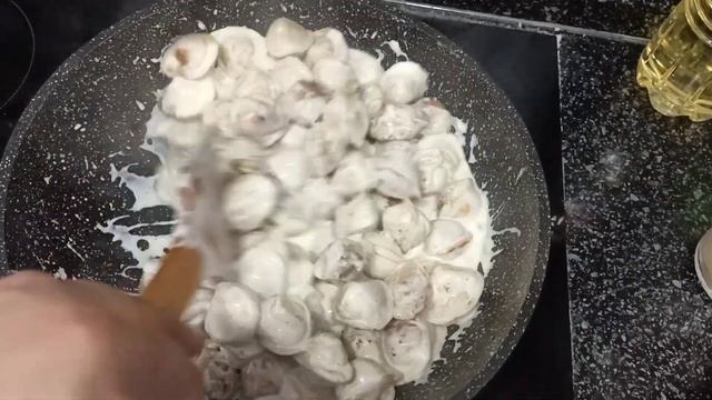 вкусный ужин жареные пельмени смотреть онлайн