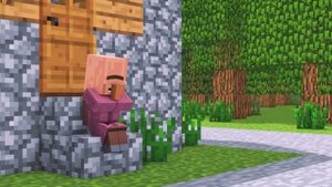 Жизнь жителей в майнкрафте