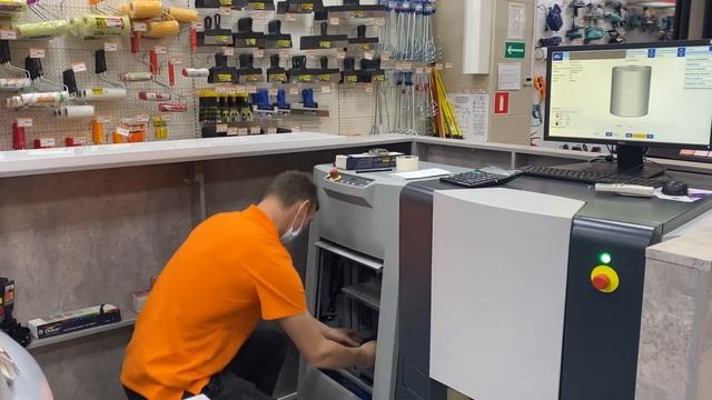 Новая зона колеровки в ТД Олимп смотреть онлайн