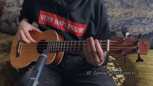 10 РИФФОВ НА БАС-УКУЛЕЛЕ | БАС-УКУЛЕЛЕ С ALIEXPRESS Ч.2 | 10 RIFFS PLAYED ON ALIEXPRESS BASS UKULEL