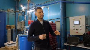 Стенд для испытаний промышленных насосов, сервисный центр Grundfos.