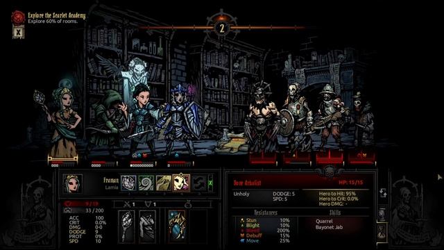 Darkest Dungeon - Clearing the Scarlet Academy