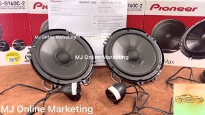 Pioneer TS-G160C 6.5 inch 2 Way Component Set Bass Testing + Sound Clarity Testing
